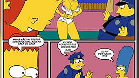 História Em Quadrinho Pornô - Simpsons Cartoon Paródia Sexo Policial! 😂