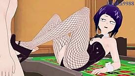 Mitsuki, Kyoka, and Izuku in bunny outfits