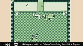 Riding Office Chair While Firing Twin-Stick in Erotic Game