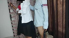 Soniya bhabhi engages in sex with her classmate.