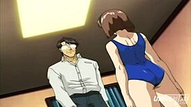 Hentai - Step Father Gropes Young Step Daughter in Swimsuit, Uncensored Temptation