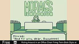 Riding Office Chair While Firing Twin-Stick in Erotic Game