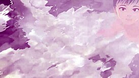 Anime girl leo tries mixed bathing in a secluded hot spring without a towel