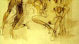 Vintage erotic illustration