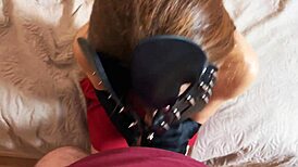 Poured Cum into Lecherous Girl's Mouth