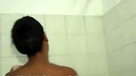 Dominican Hoe Cum Pussy Showers After Fucking