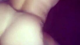 Amateur couple fucking at home after the party 😏