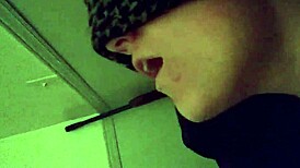 The real amateur teacher enjoys her hairy cunt licked by the student, squirting everywhere.