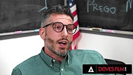 DevilsFilm - I Fucked My Bratty Student Nicole Aria in Classroom