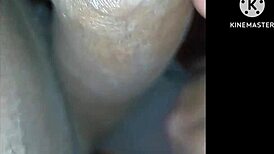 Desi girl deepthroats hard with amazing blowjobs in Hindi voice