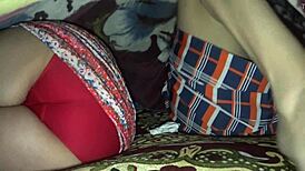 Neighbor helps wife while husband works