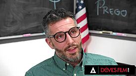 DevilsFilm - I Fucked My Bratty Student Nicole Aria in Classroom