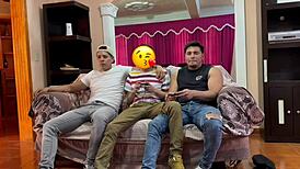 he escapes the salon to play games, but lends his ass?