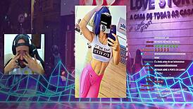 softcore solo web chat with brazilian beauty feeling relaxed and sensual