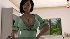 stacy and belle share lesbian fun with two dildos