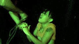 Watch Teen Masturbate Bound In Car!