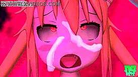 maid dragon tohru in 3d cartoon hentai sex for cash with monster