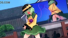 Feeling The Intense Emotions In Kokoro's Revenge As Lesbians Squirt And Play With Small Tits In This MMD Animation