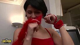 i can’t get over this threesome with a young brunette, double penetration was insane!