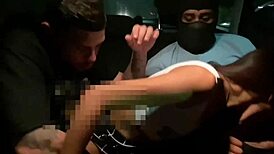 Teen Brunette Starts in Car, Finishes with Deepthroat on Bridge.