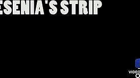 Yesenia Rock strips on balcony! Neighbors watch!