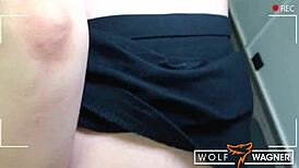 Lucy Heart screams during intense anal workout in French POV scene. Her asshole takes it hard.