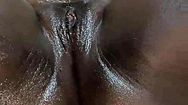 Big Tits Ebony Masturbates