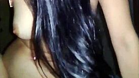 Young Venezuelan teen feels intense pleasure during her first blowjob and fucking session with Colombian amateurs