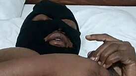 Big Tits Ebony Masturbates