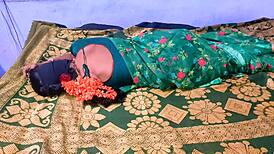 Damn, watch this Indian housewife get pounded doggy style!