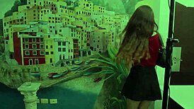 latina dancer babe bangs hard and flaunts sexy body