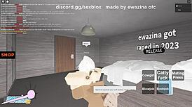 Roblox-Inspired Missionary Cowgirl Assfucking Scenes