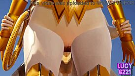 wonder woman cosplay thanks clark kent