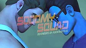 Sodomysquad - Gay Heroes in Super Group Suck and Fuck