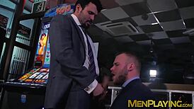 classy businessmen loving wet blowjobs and rough fucking 😏💦