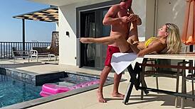 Backstage Amateur Couple’s Funny Outdoor Sex Session!