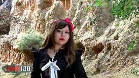 Horny Mitsuki Sweet strips in seductive anime style