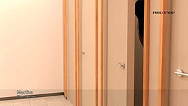 Eh, Mark tolong ibu tiri tukar baju, tahu tak?