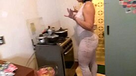 Nicole Visits Myke Brazil for Tasty Kitchen and Pussy Dessert in Anal Fun!