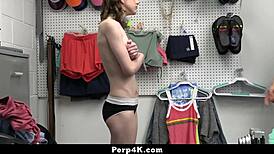 Mall Office Questions Shoplifter Caught on CCTV - Perp4k