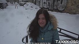 Nude Legal Age Teen Feels Thrill Getting Banged on Cam