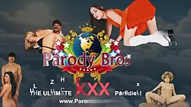 Fat Pussy Blonde Pounded Hard in Retro Comic Style Scene