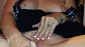 Fucking My Pussy With Dildo In Maledom Toys Session