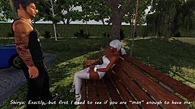 Big tits blonde goes wild in public in this HD porn video