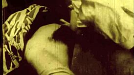 Vintage scene says, 'hairy pussy from the age of steam'