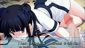 majikoi schoolgirl handjob in hentai anime
