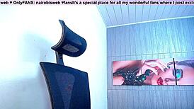 using colorful dildo toy