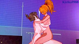 chitose kisaragi e excellen browning em putaria lésbica intensa e futa no hentai