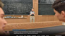 Pretty Hentai Babe with Big Tits Gets Wet in Shower Scene