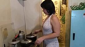 Nicole Visits Myke Brazil for Tasty Kitchen and Pussy Dessert in Anal Fun!